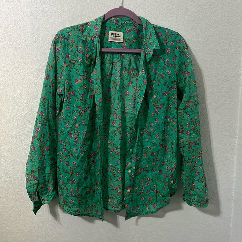 Holding Horses- Anthropologie Blouse size 4